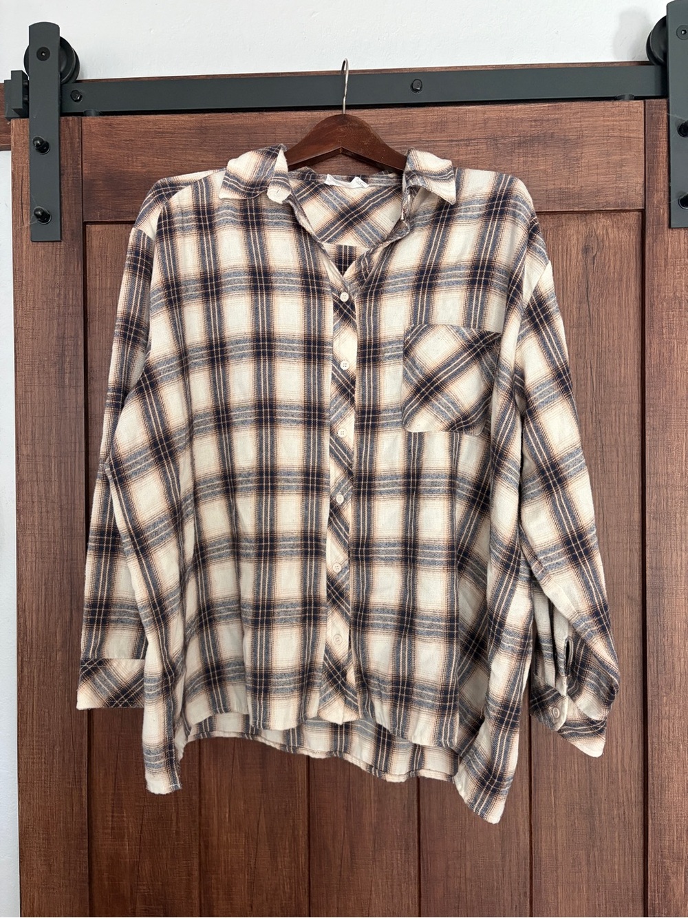 Carly Jean Los Angeles plaid shirt